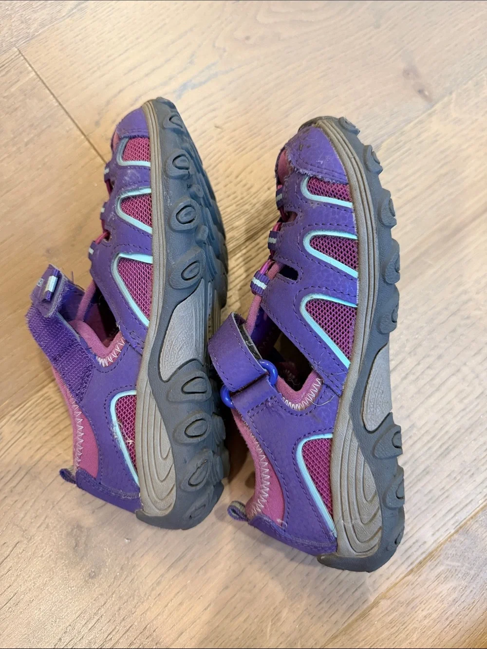 Merrell Kids Purple and Pink Closed-Toe Active Sandal